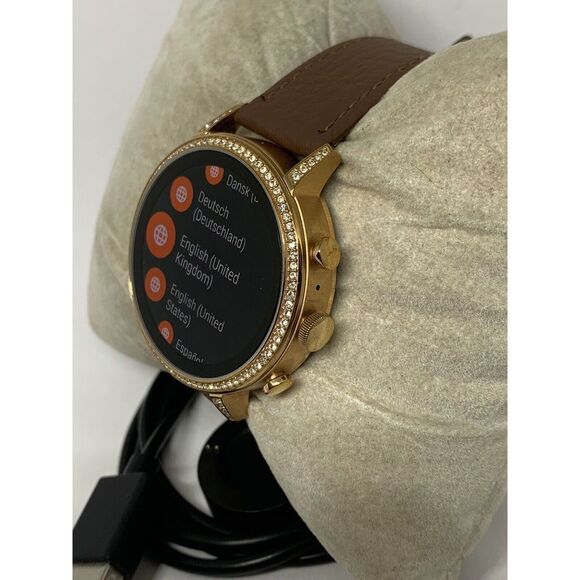 Fossil Gen 4 Authentic Digital Dial Smart Watch Custom Band FTW6018 BA153 - Picture 3 of 12